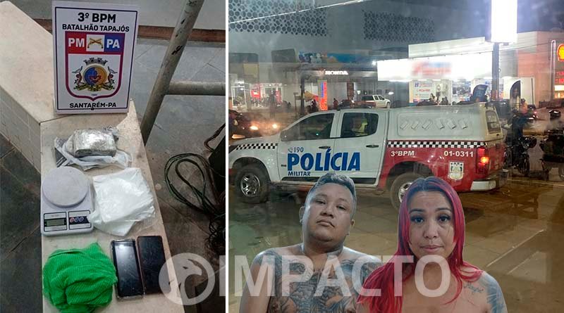 Casal é preso suspeito de tráfico de drogas em Santarém